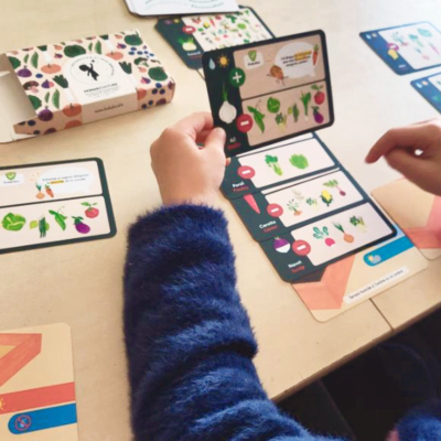 jeu de société, jeu de cartes, sur le thème du potager et de la permaculture de 5 à 99 ans