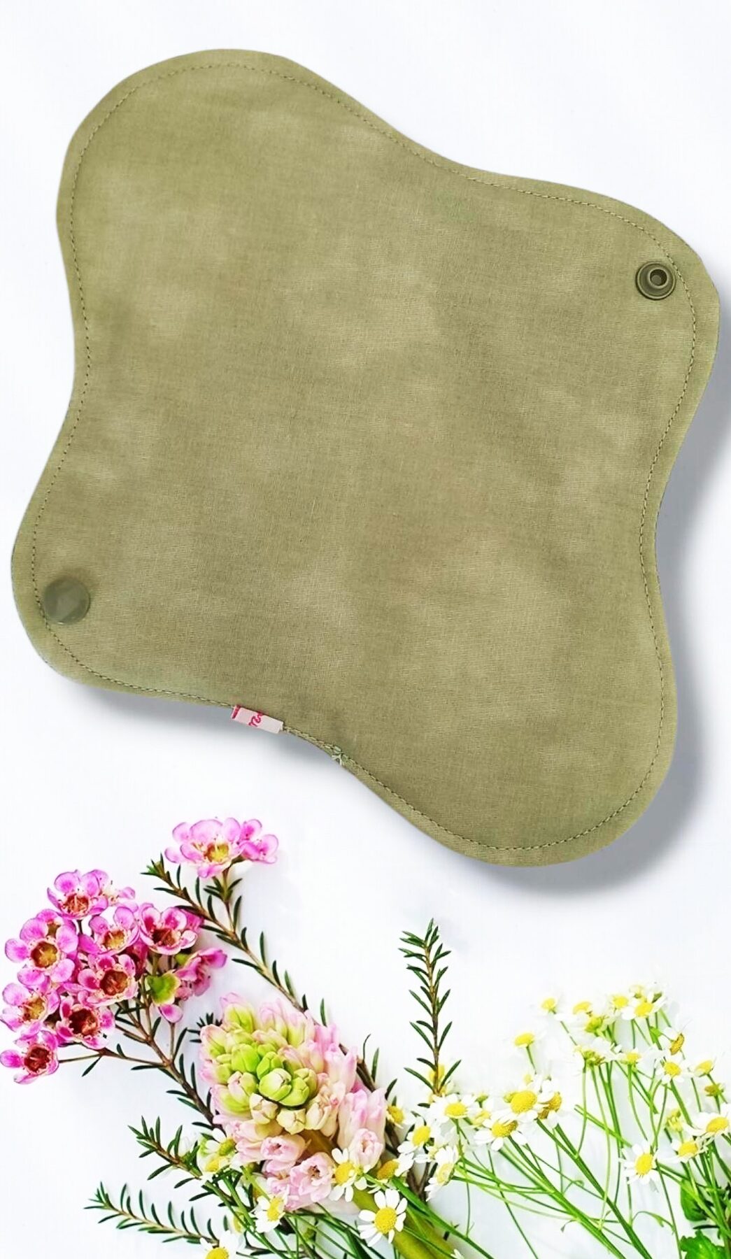 Pack 7 serviettes hygiéniques lavables EUCALYPTUS (M/ Flux normaux à moyens) - serviettes menstruelles lavables - serviettes menstruelles lavables - Zéro déchet - shl - serviettes périodiques