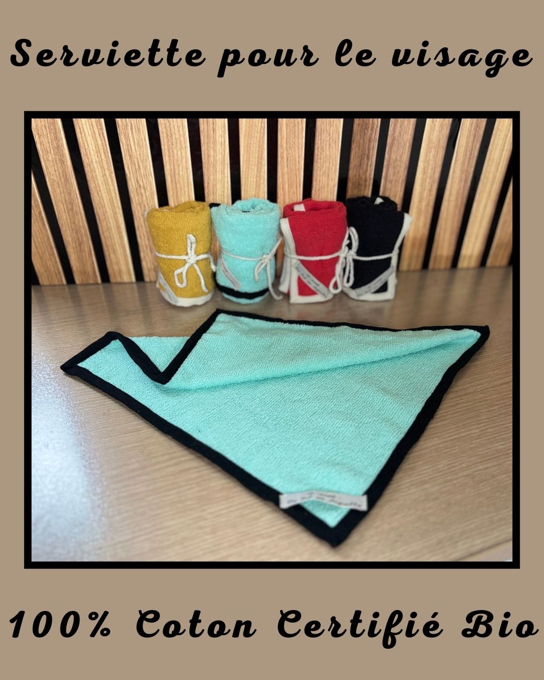 Serviette pour visage "un nuage de douceur"