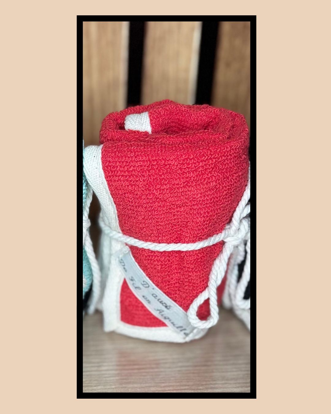 Serviette pour visage "un nuage de douceur" – Image 4