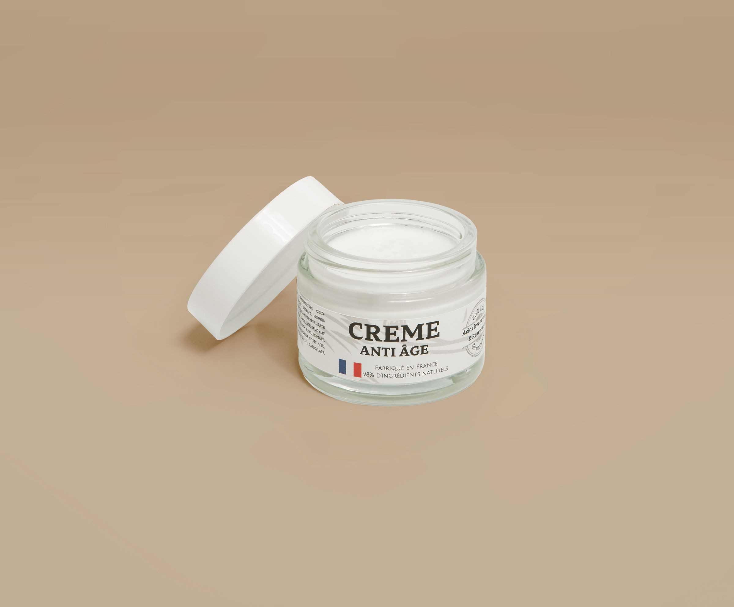 Crème visage anti-âge au lait de jument