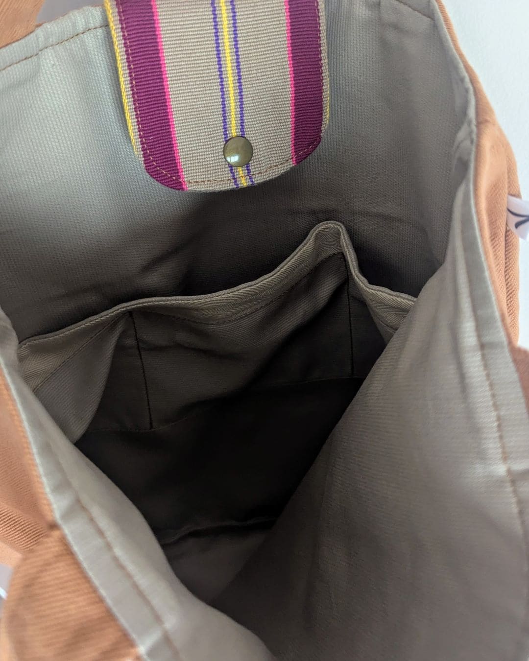 Tote Bag Fait Main — Toile Basque & Appliqué Espadrille | Coton Bio – Image 4