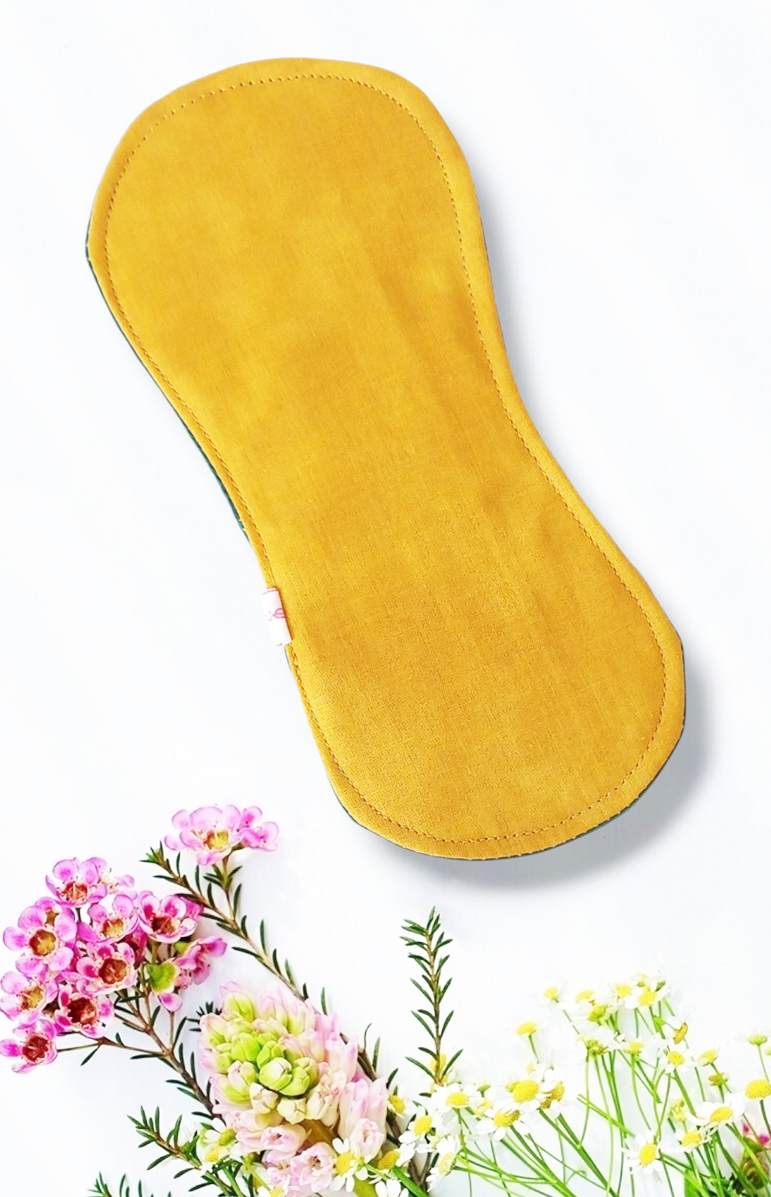 Pack 7 serviettes hygiéniques lavables sans ailettes DAISY (S/ Flux normaux jour et nuit) - serviettes menstruelles lavables - serviettes hygiéniques alternatives - Zéro déchet - shl - serviettes périodiques