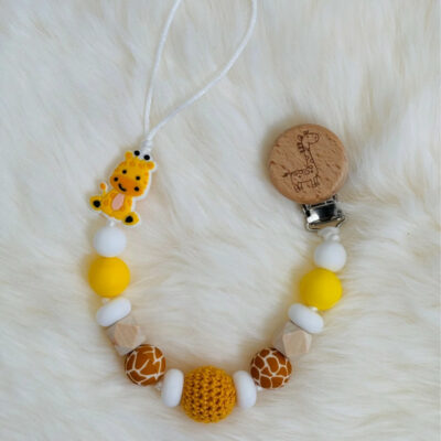 Attache tétine Girafe