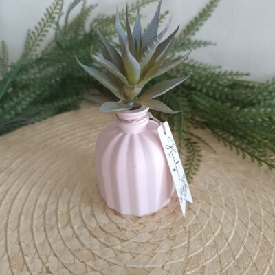 Petit vase diffuseur de parfum rose