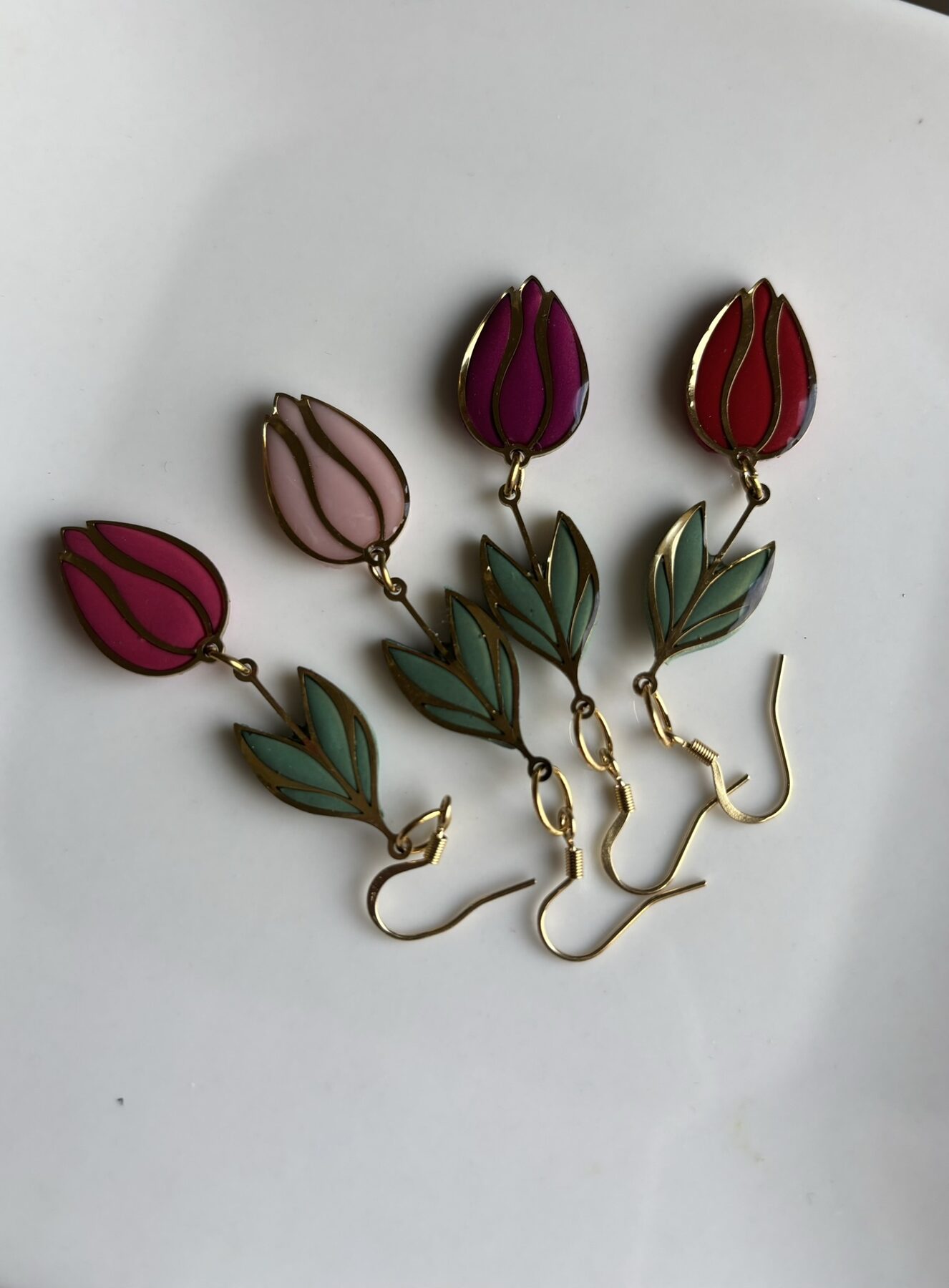 🌹 Boucles d'oreilles Tulipe 🌹 – Image 4