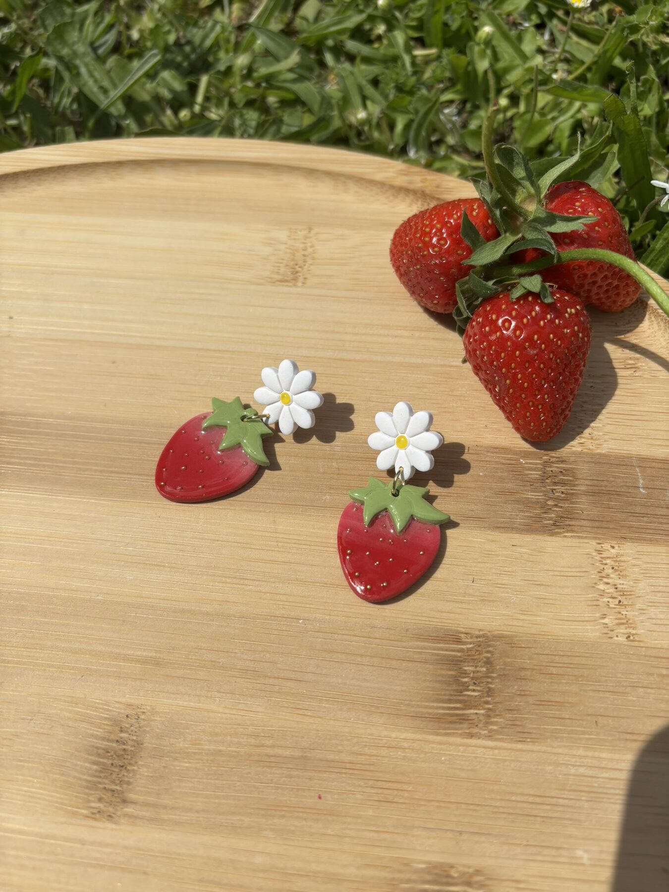 🍓Boucles d'oreilles Fraises 🍓 – Image 2