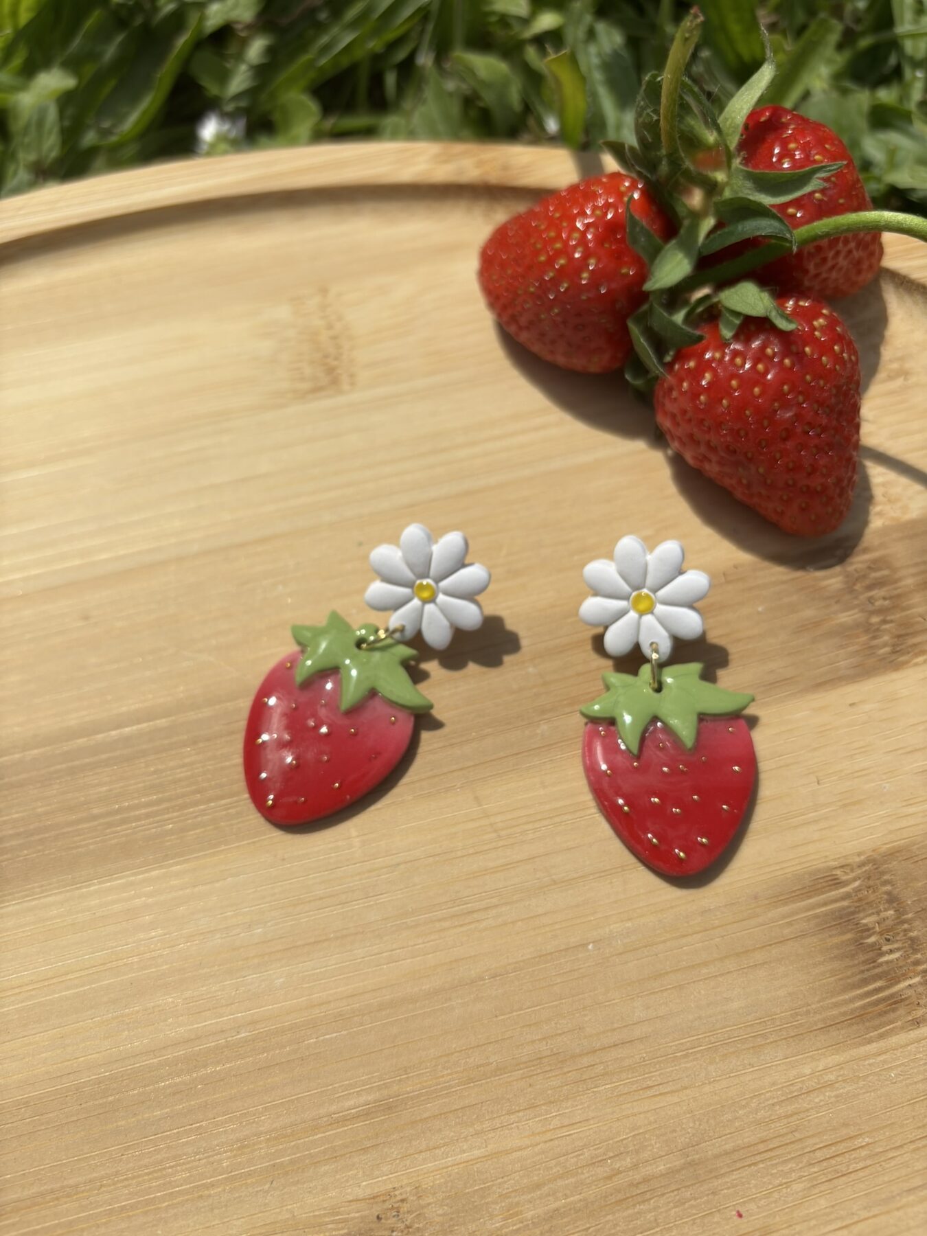 🍓Boucles d'oreilles Fraises 🍓