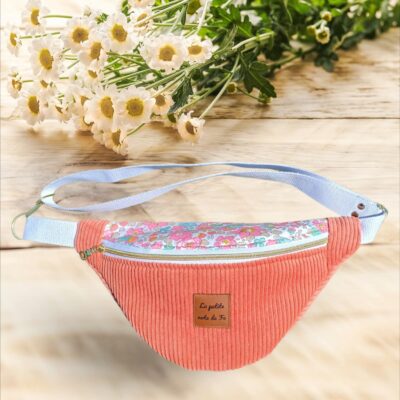 Sac banane Corail