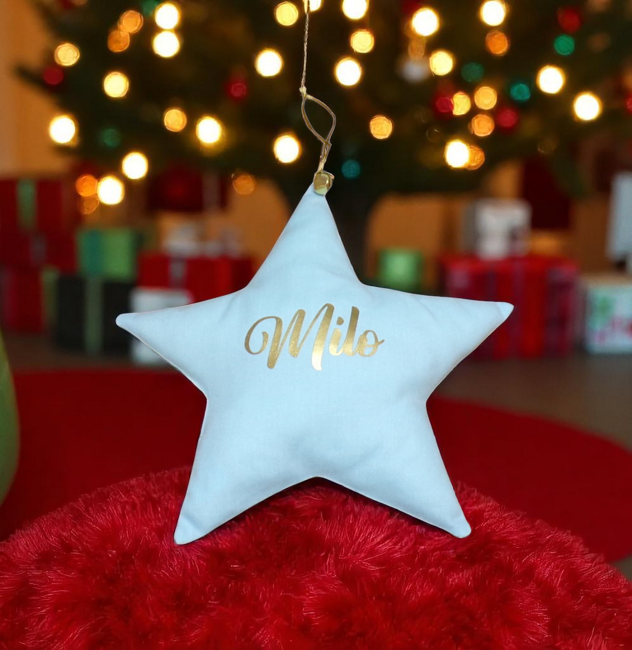 étoile de Noël personnalisée 21 cm