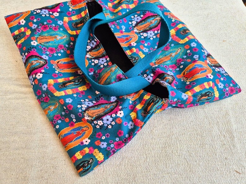 Sac à Tarte – Vierge de Guadalupe – Porte plat réversible