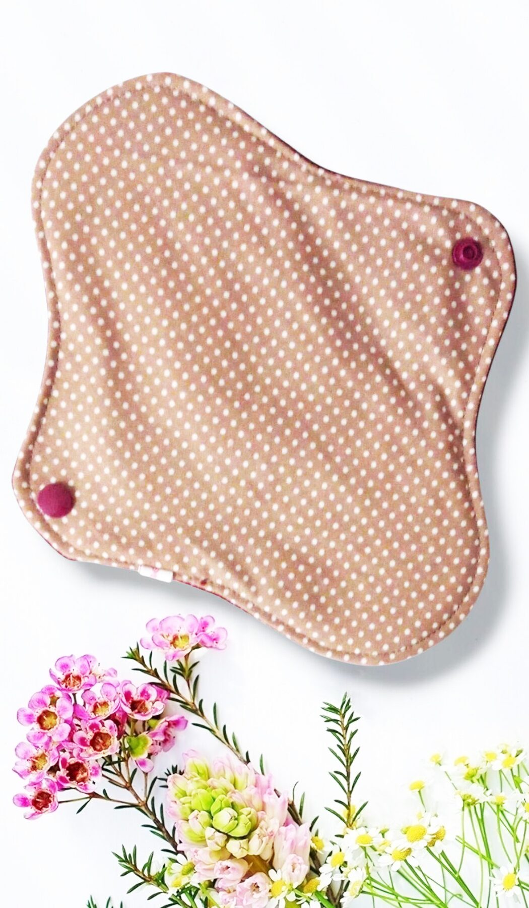 Pack 7 serviettes hygiéniques lavables FLEURS DES CHAMPS (S / Flux normaux) - serviettes menstruelles lavables - serviettes menstruelles lavables - Zéro déchet - shl - serviettes périodiques