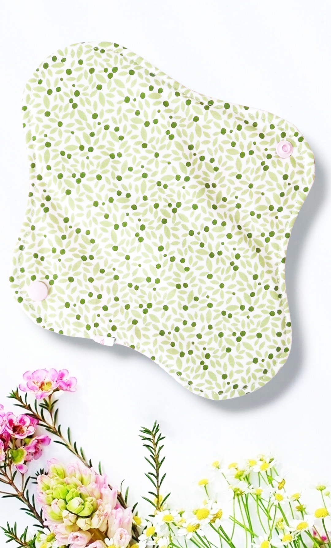 Pack 7 serviettes hygiéniques lavables ROSES (M/ Flux normaux à moyens) - serviettes menstruelles lavables - serviettes menstruelles lavables - Zéro déchet - shl - serviettes périodiques