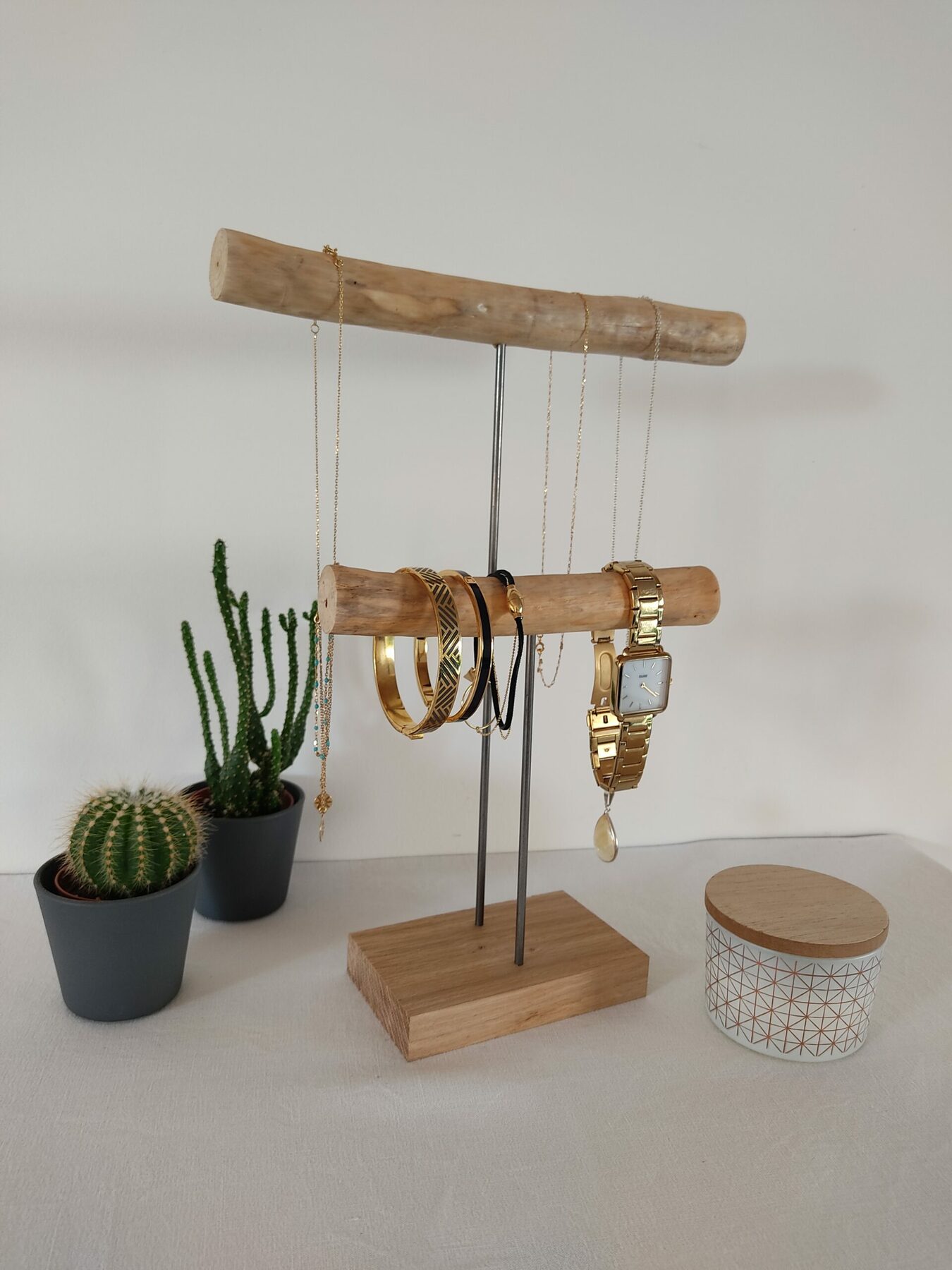 Porte bijoux en bois, cadeau fête des mères – Image 10
