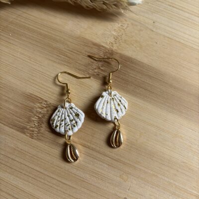 Boucles d'oreilles coquillages 🐚