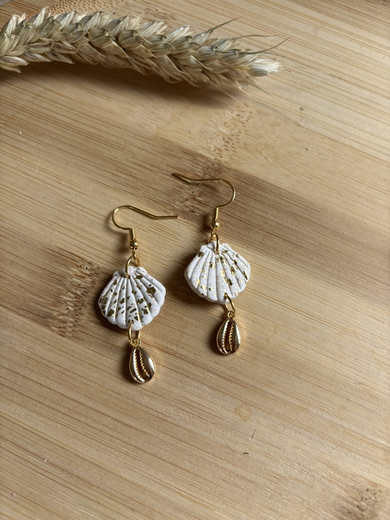 Boucles d'oreilles coquillages 🐚