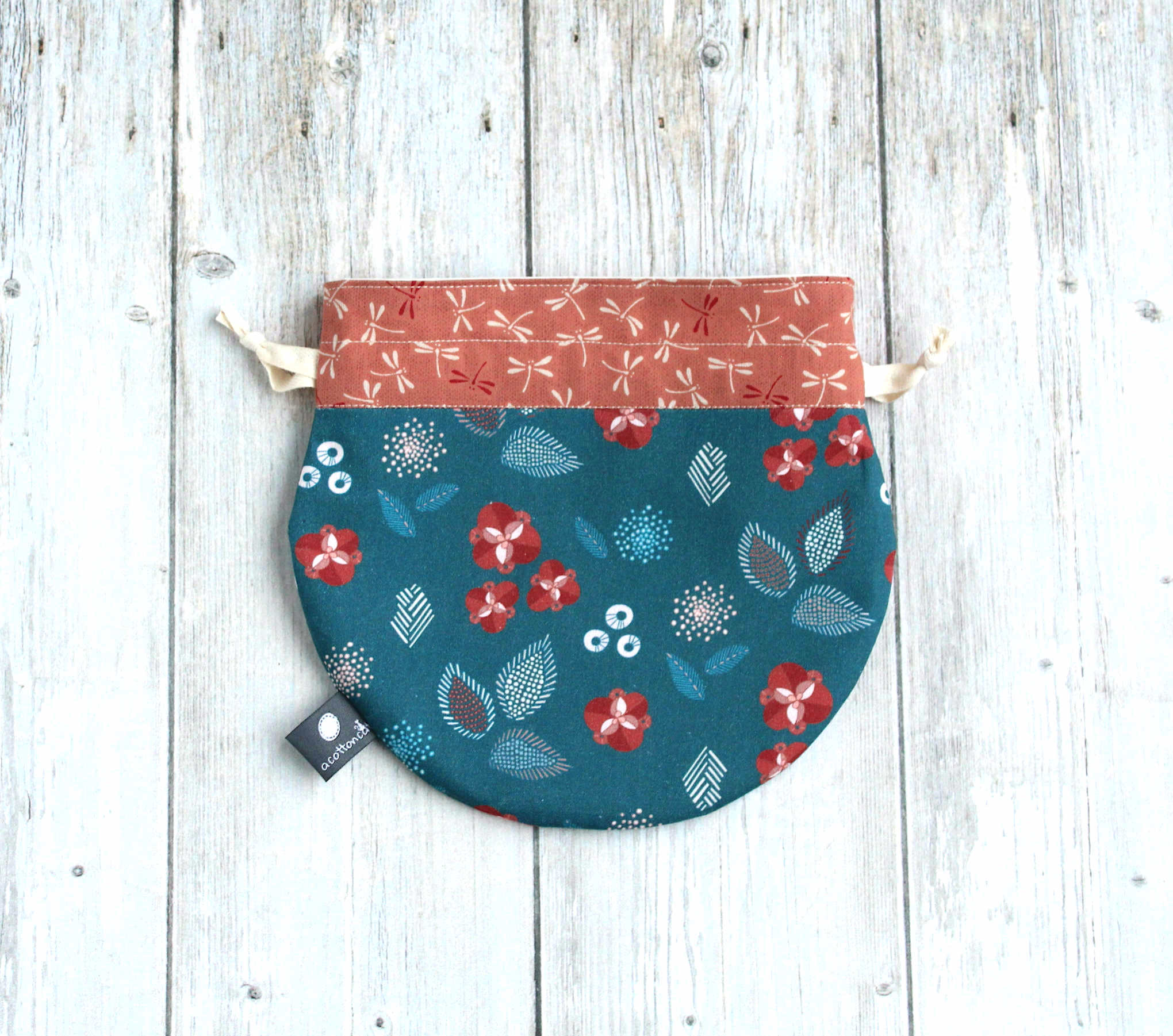 pochette japonaise libellules