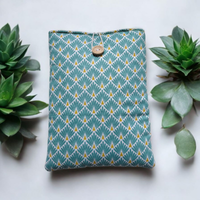 Pochette protège-livre et liseuse en coton Oeko-Tex® – Fait main – Édition limitée