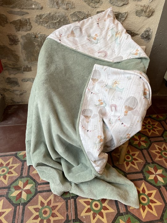 CAPE DE BAIN Grand Modèle - Vert sauge