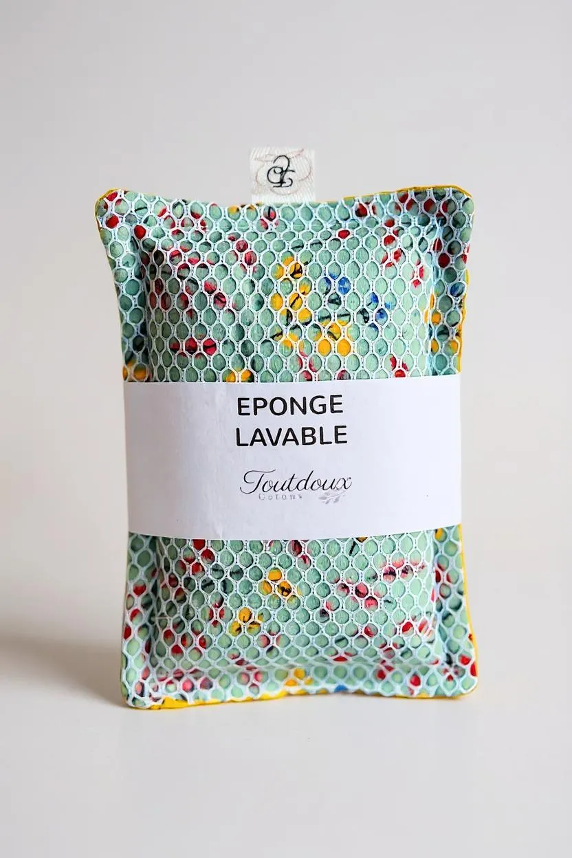 Éponge lavables et réutilisable