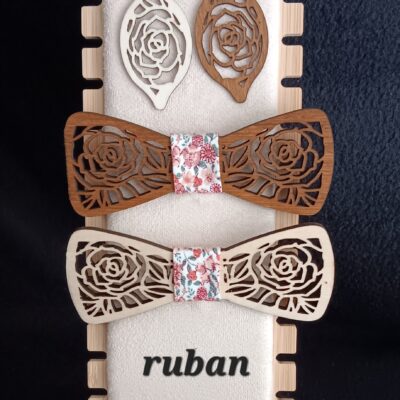 nœud papillon en bois 5
