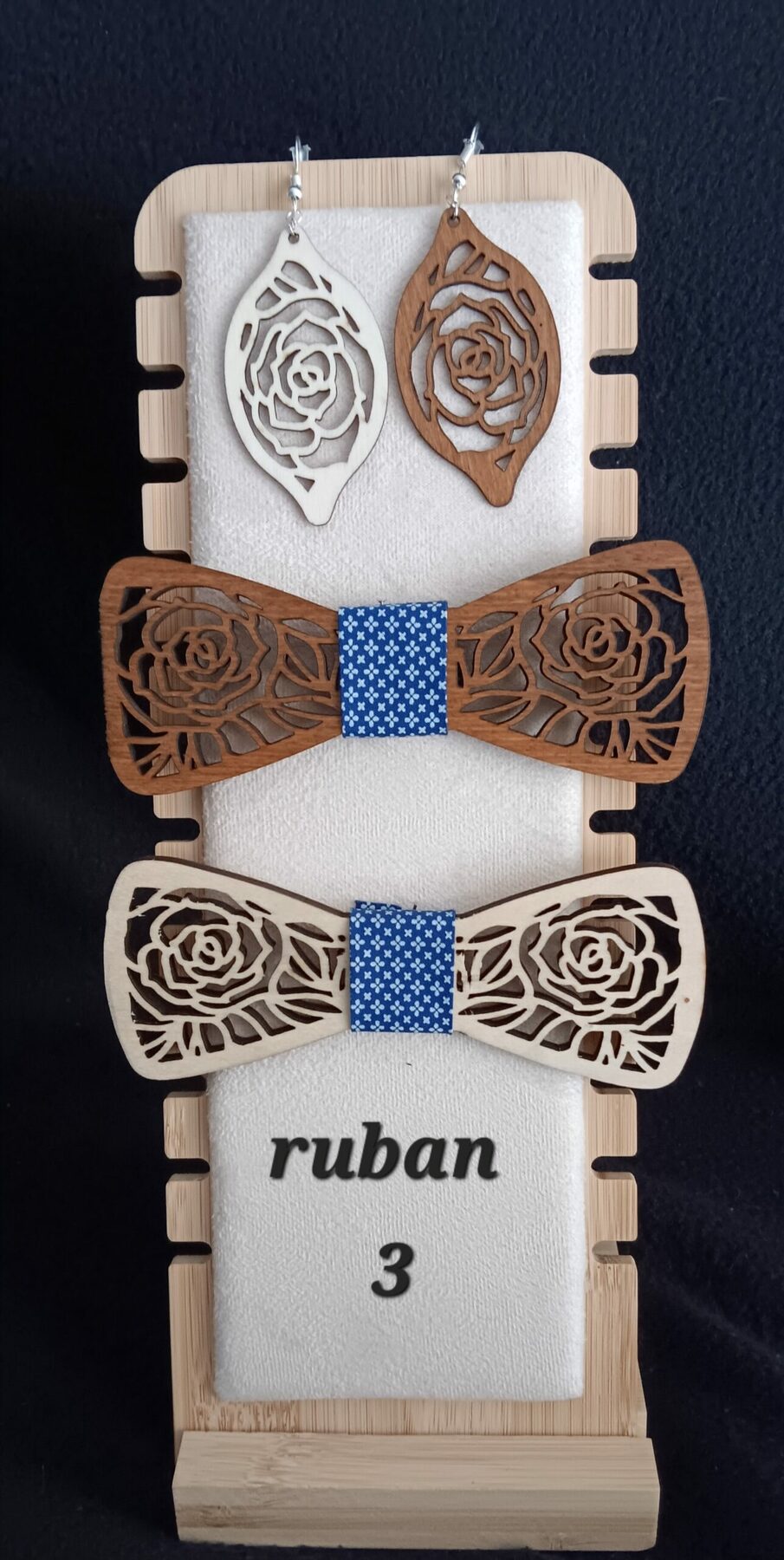 nœud papillon en bois 5 – Image 26
