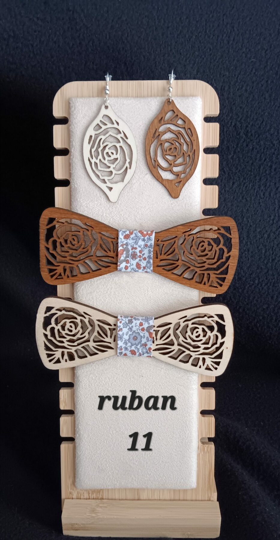 nœud papillon en bois 5 – Image 23