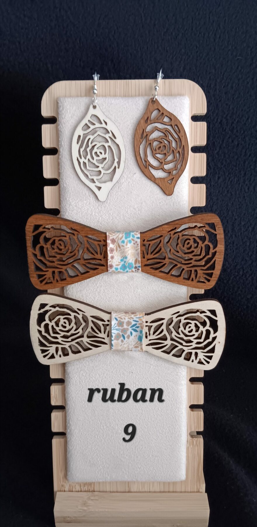 nœud papillon en bois 5 – Image 22