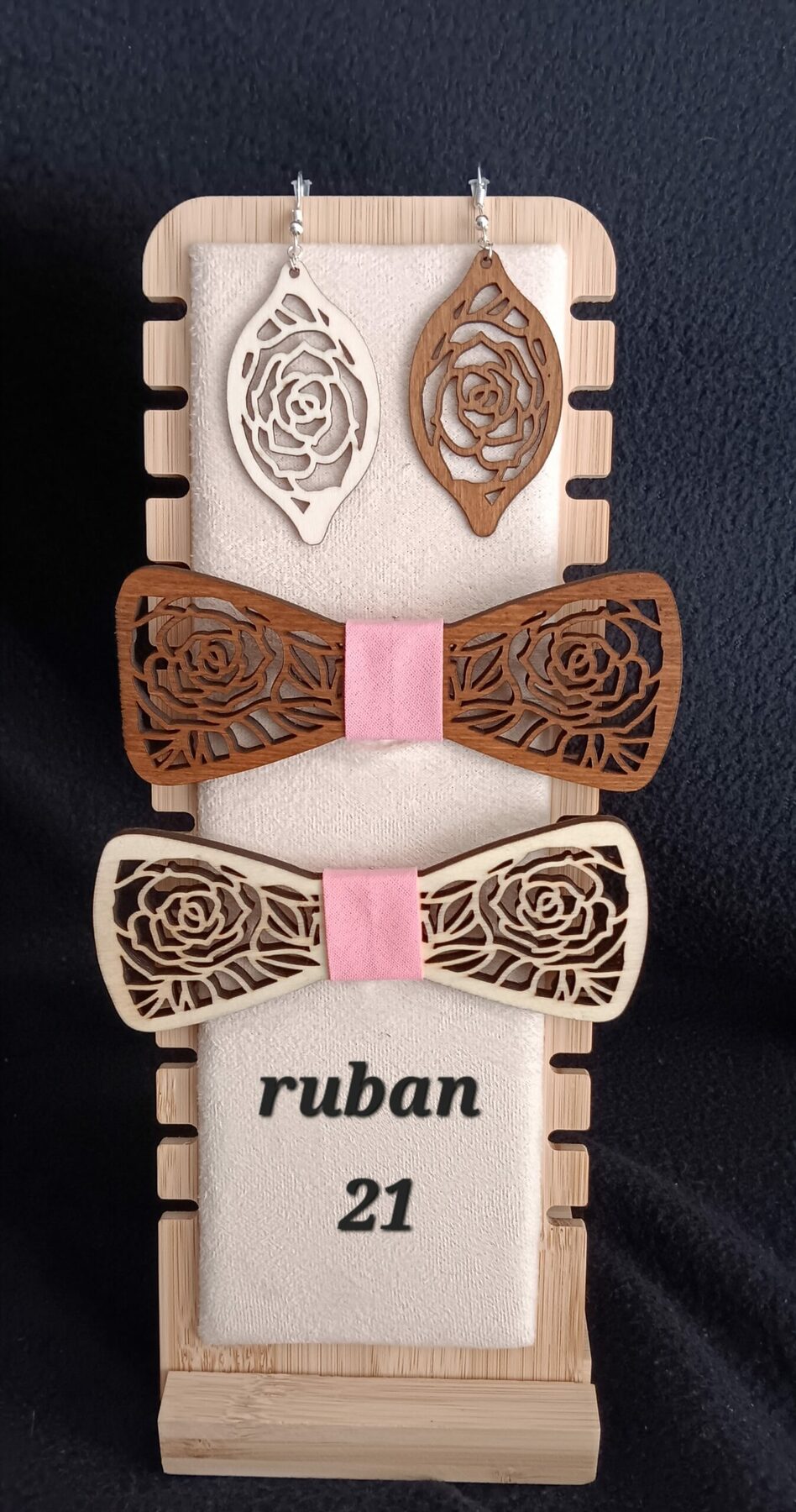nœud papillon en bois 5 – Image 21