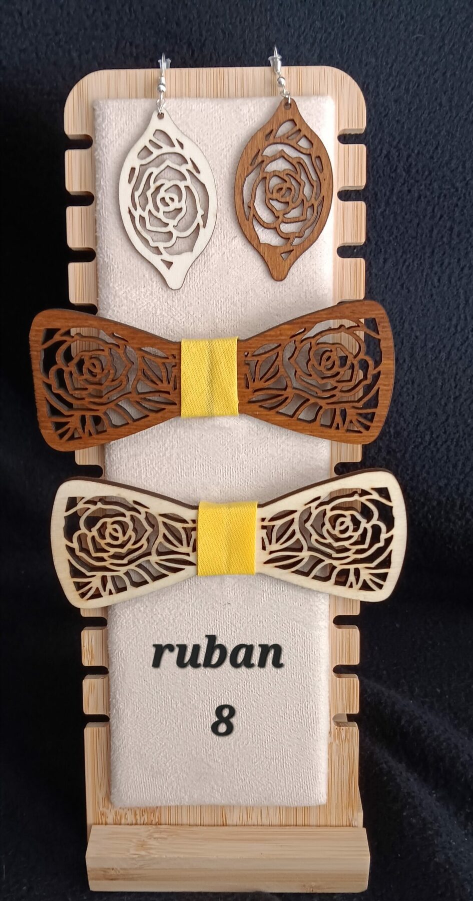 nœud papillon en bois 5 – Image 20
