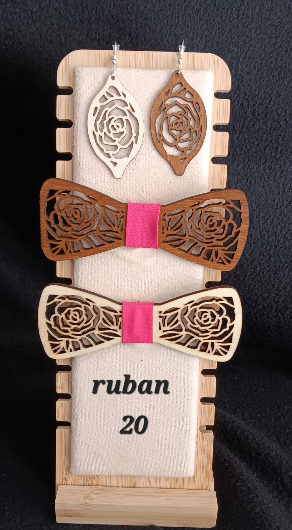 nœud papillon en bois 5 – Image 11