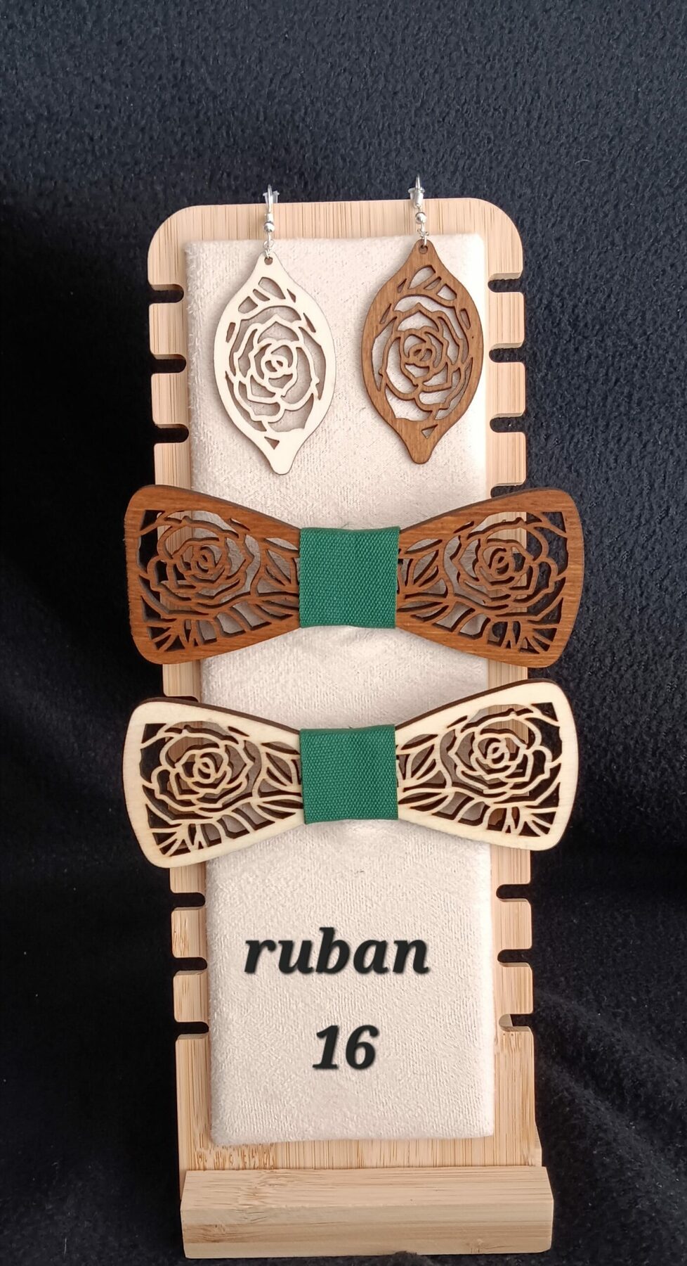 nœud papillon en bois 5 – Image 12