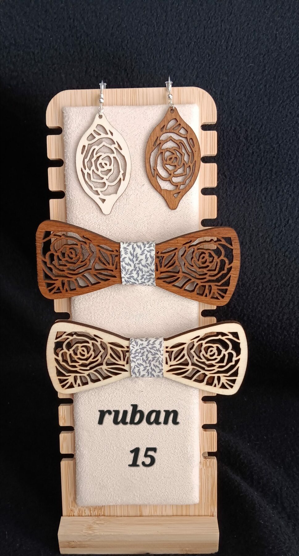 nœud papillon en bois 5 – Image 15