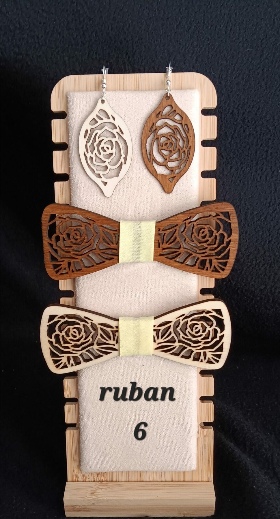 nœud papillon en bois 5 – Image 16