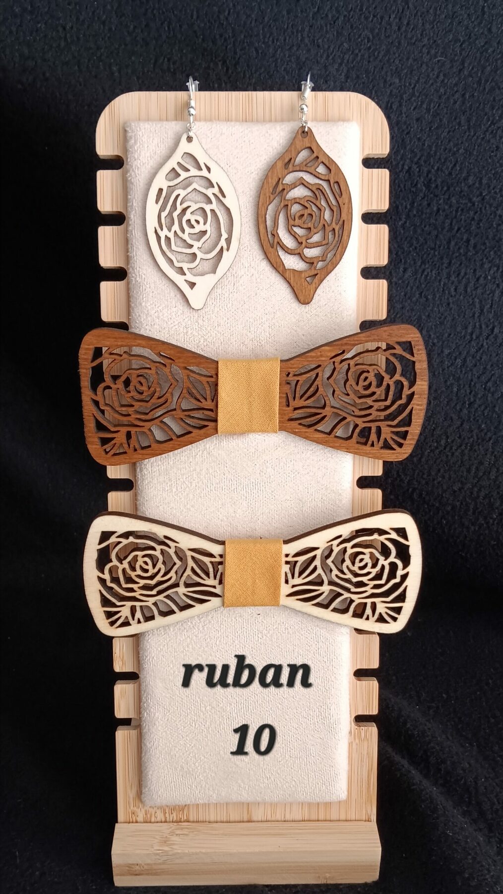nœud papillon en bois 5 – Image 18