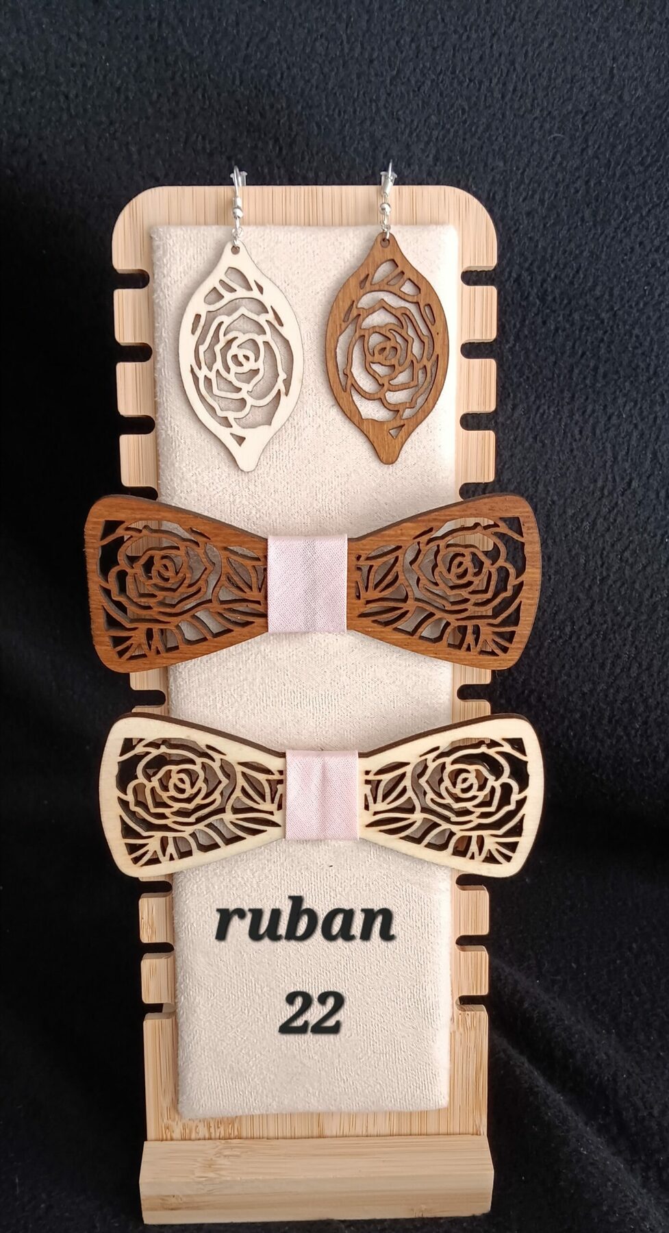nœud papillon en bois 5 – Image 10