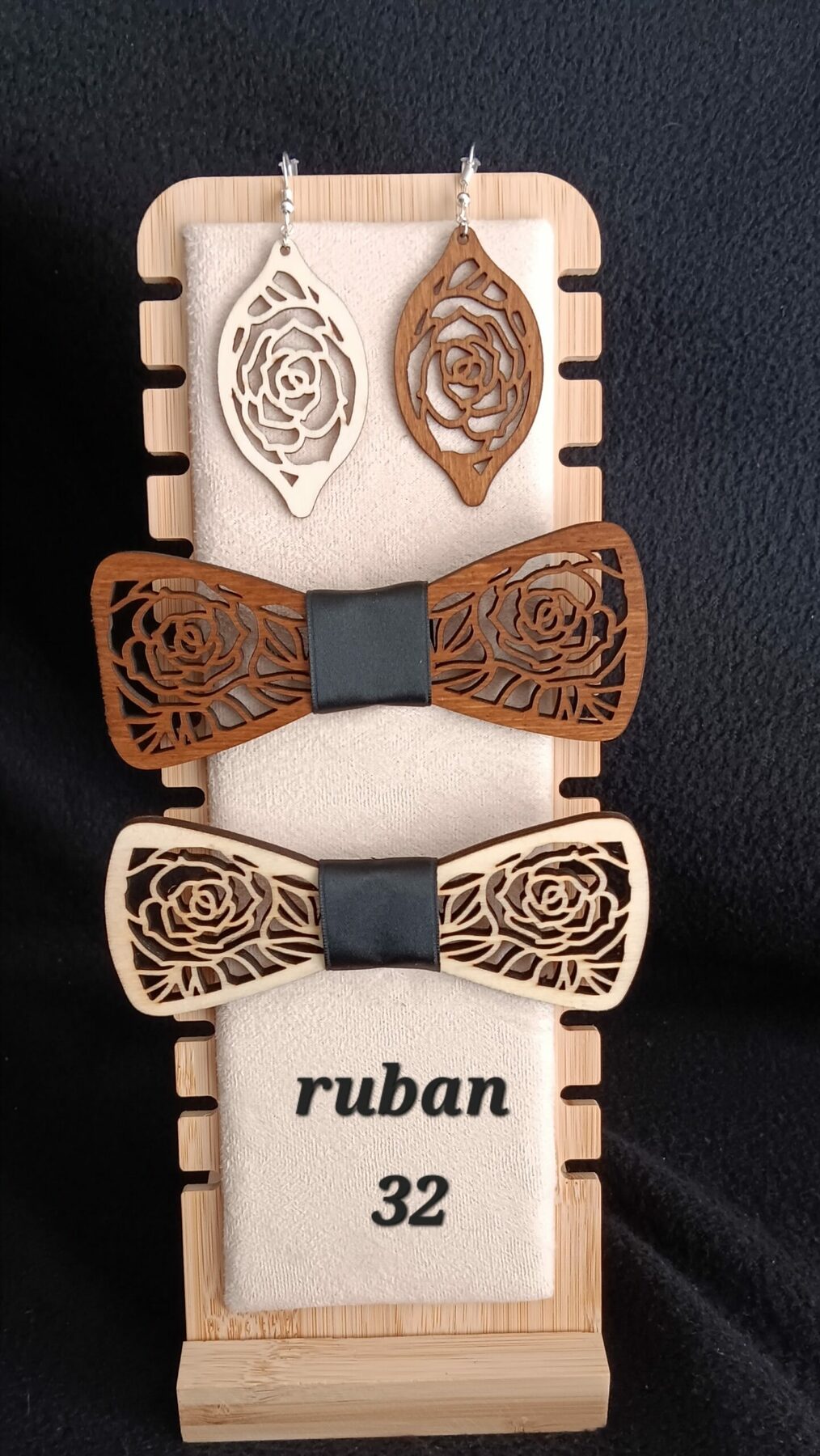 nœud papillon en bois 5 – Image 9