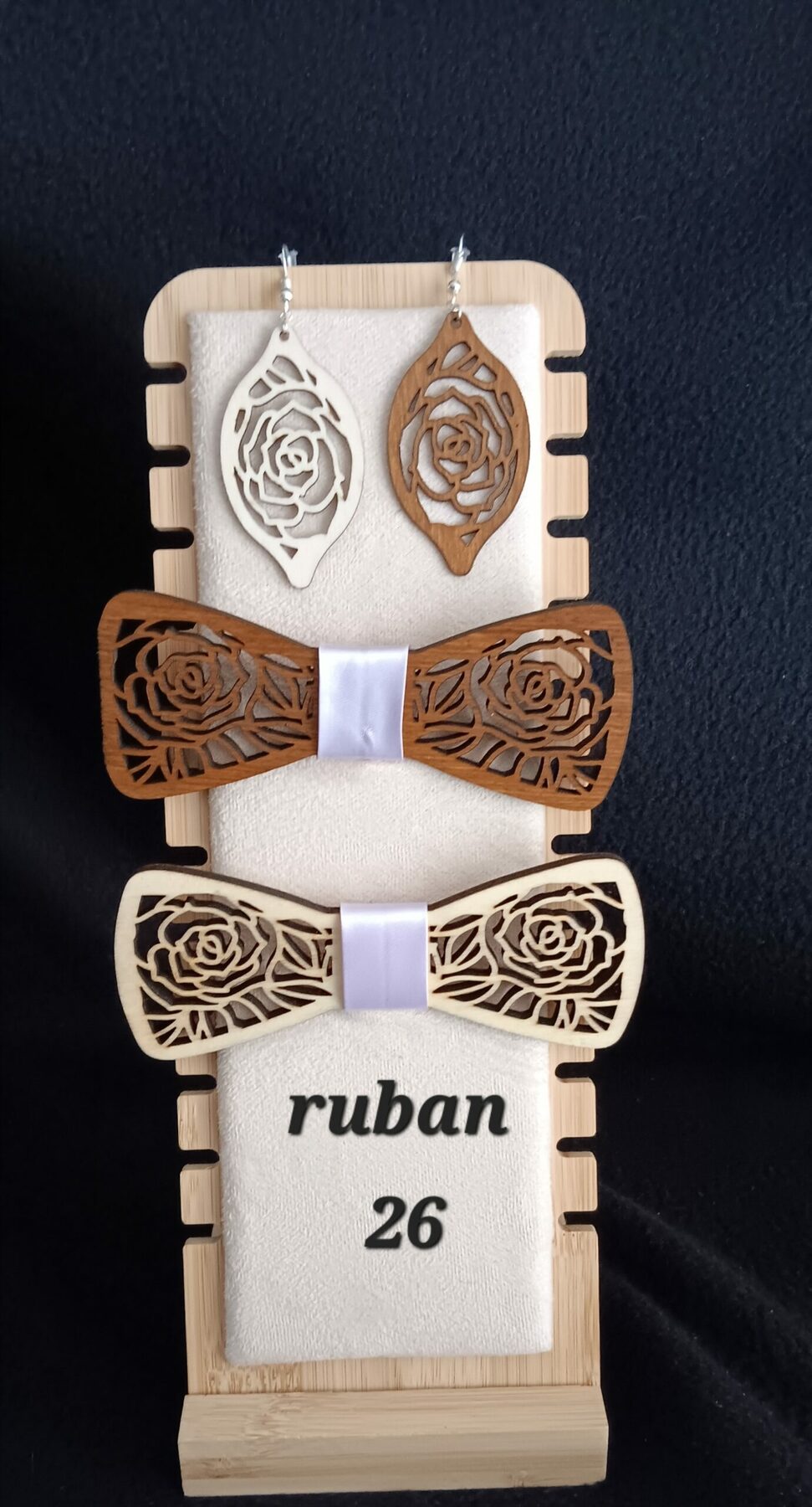 nœud papillon en bois 5 – Image 7