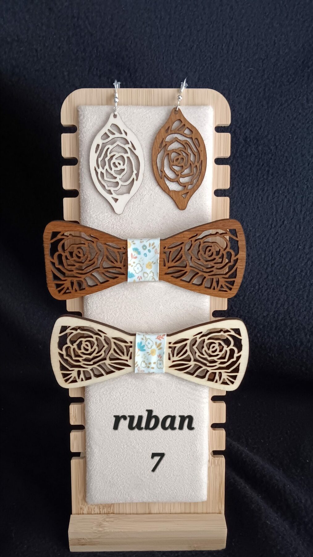 nœud papillon en bois 5 – Image 6