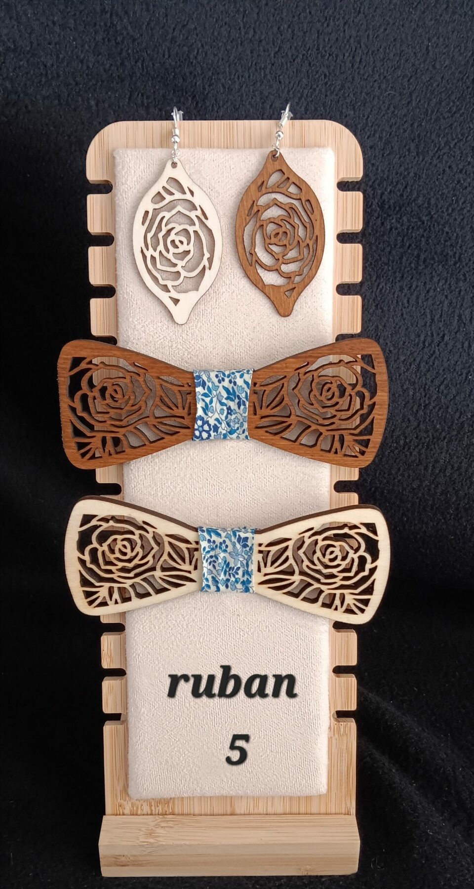 nœud papillon en bois 5 – Image 5