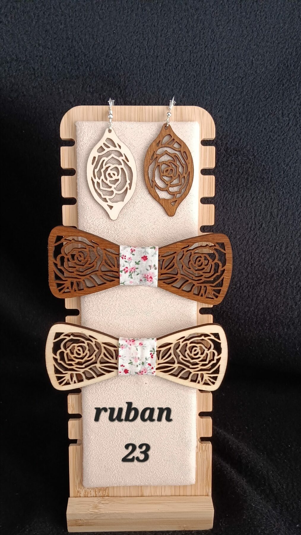 nœud papillon en bois 5 – Image 3