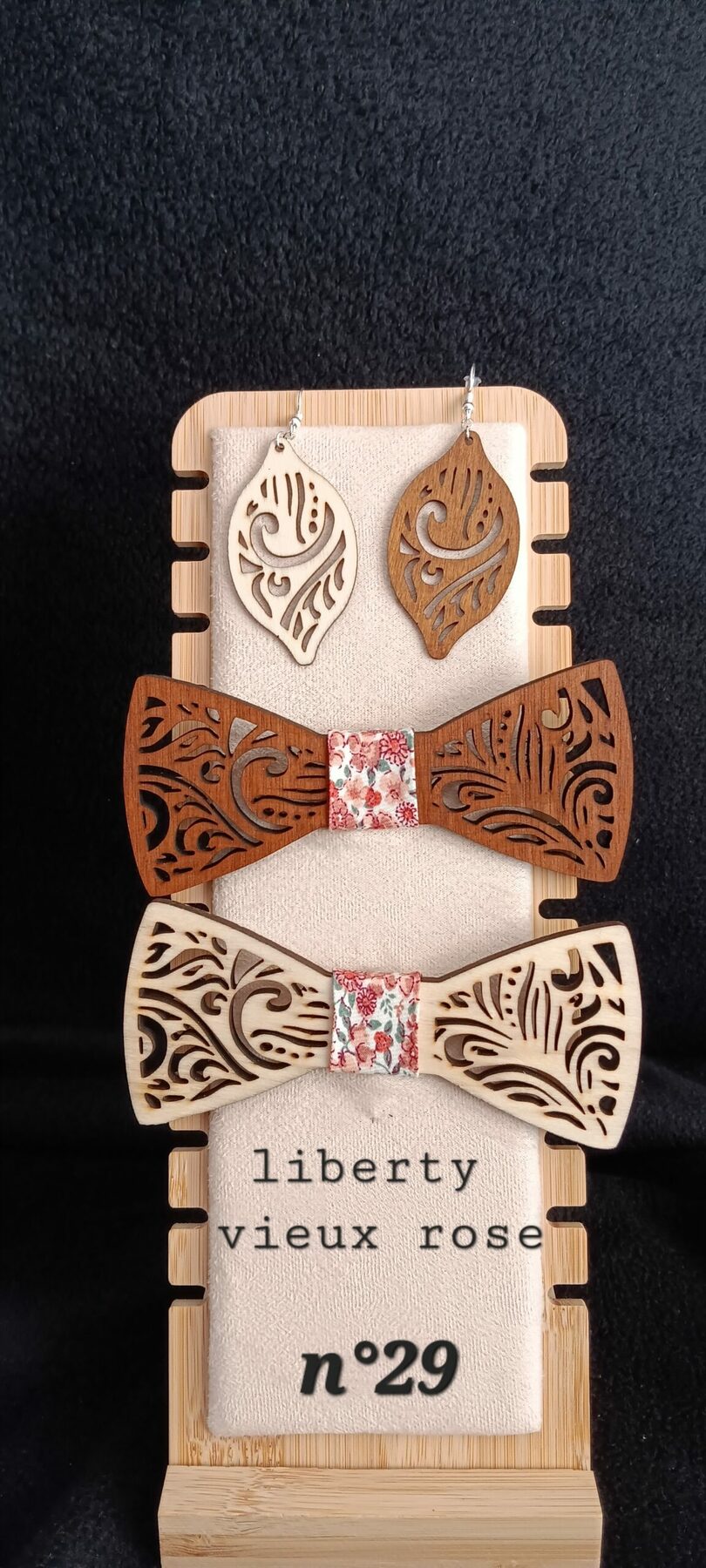 nœud papillon en bois 2 – Image 24
