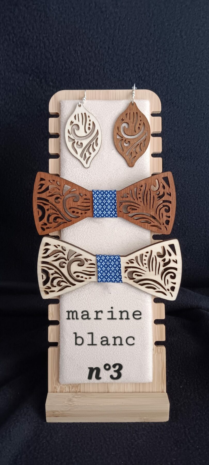 nœud papillon en bois 2 – Image 3