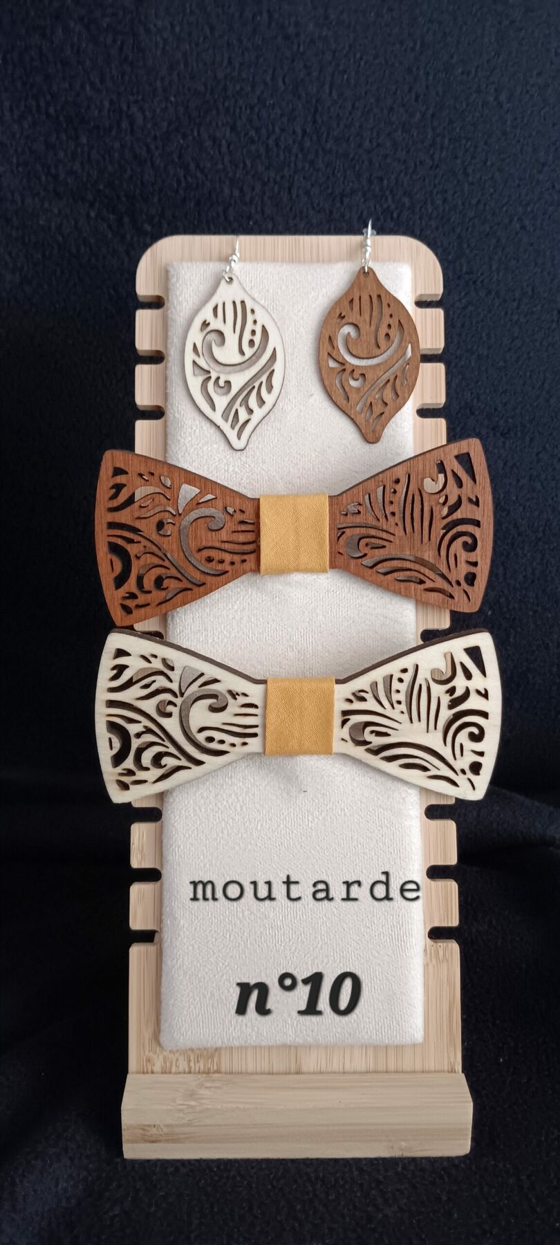 nœud papillon en bois 2 – Image 9