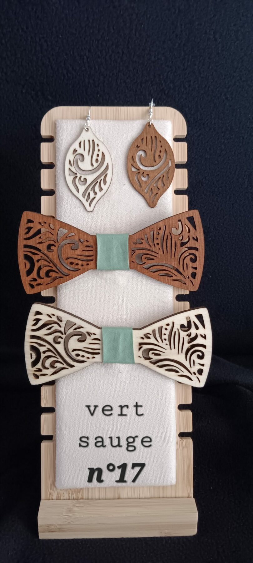nœud papillon en bois 2 – Image 14