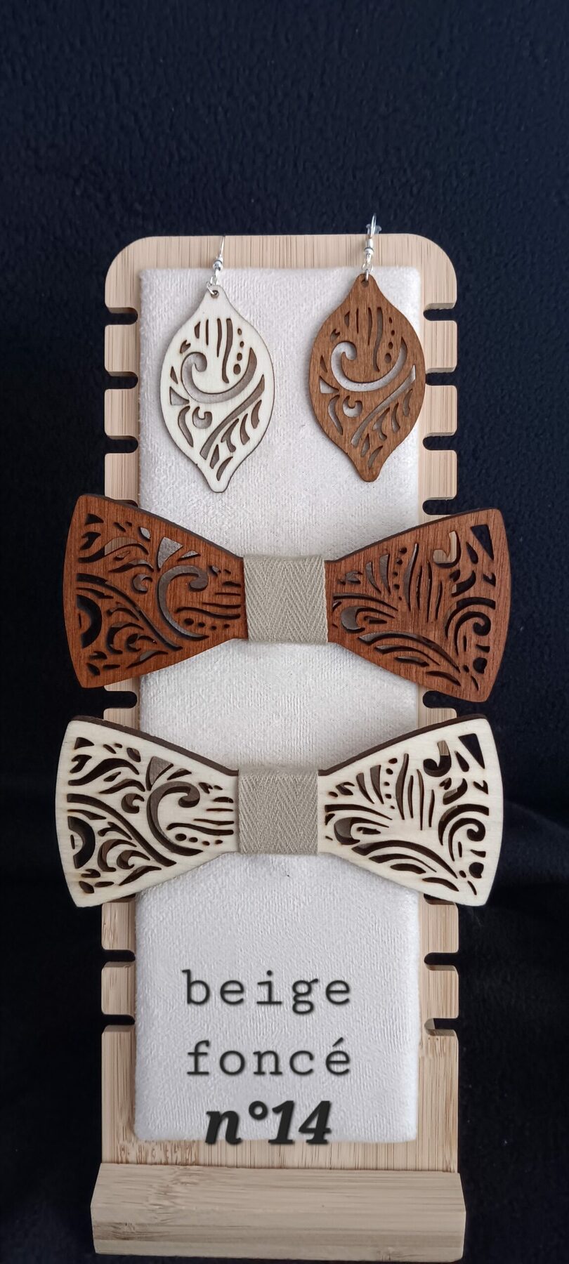 nœud papillon en bois 2