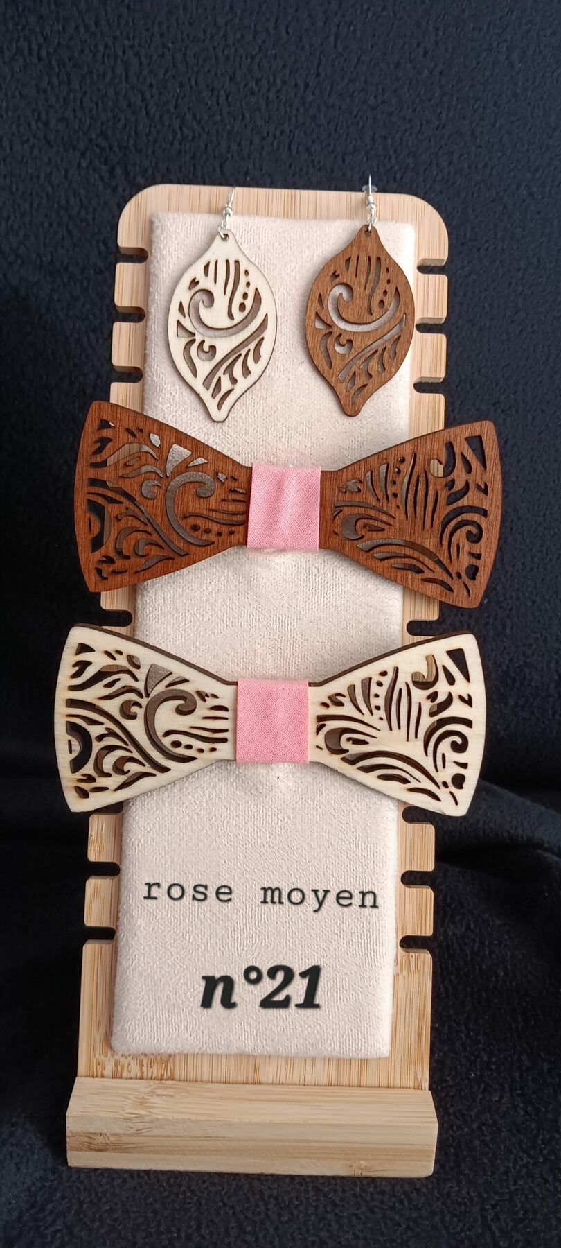 nœud papillon en bois 2 – Image 16