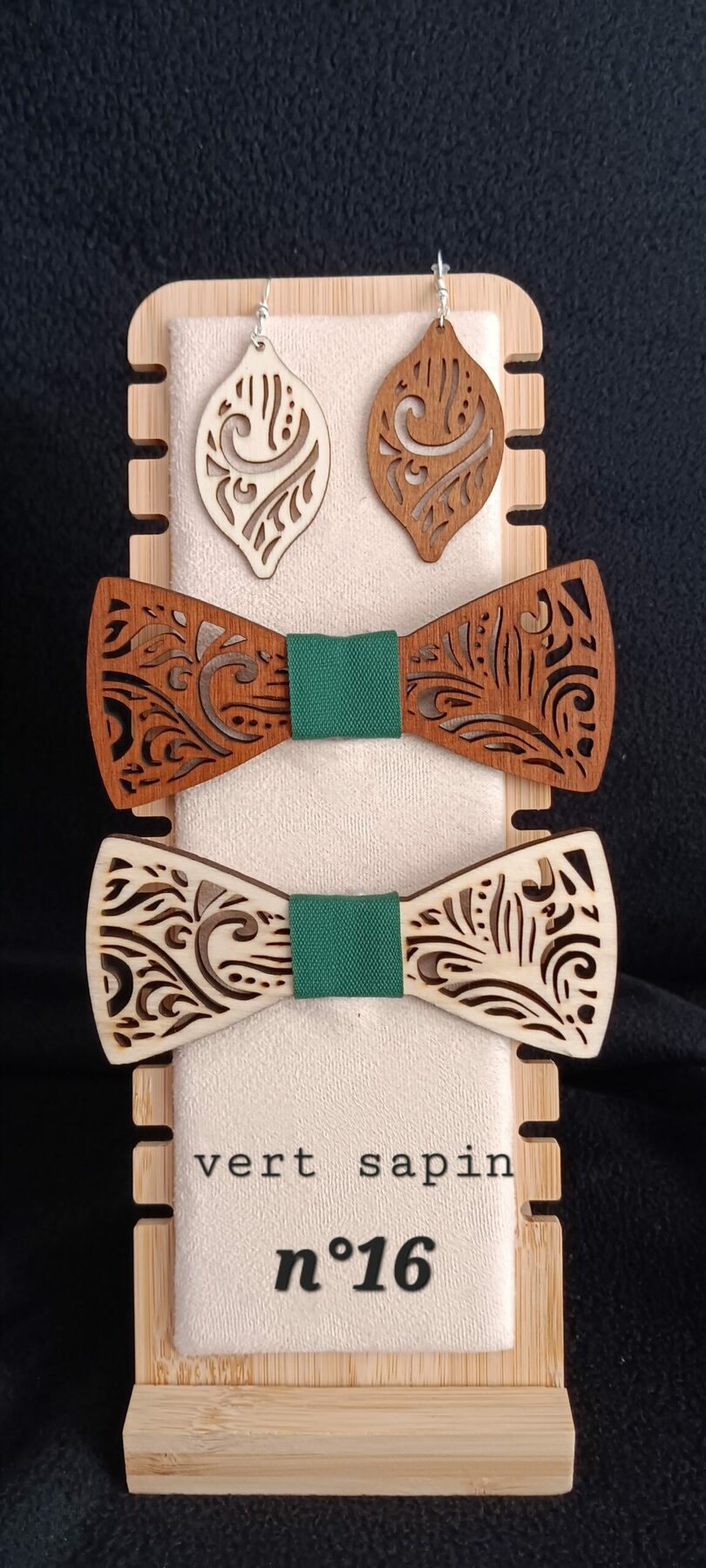 nœud papillon en bois 2 – Image 13