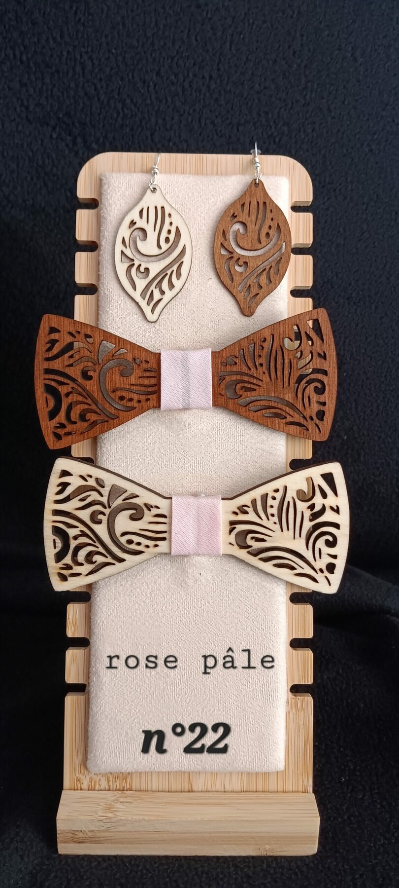nœud papillon en bois 2 – Image 17