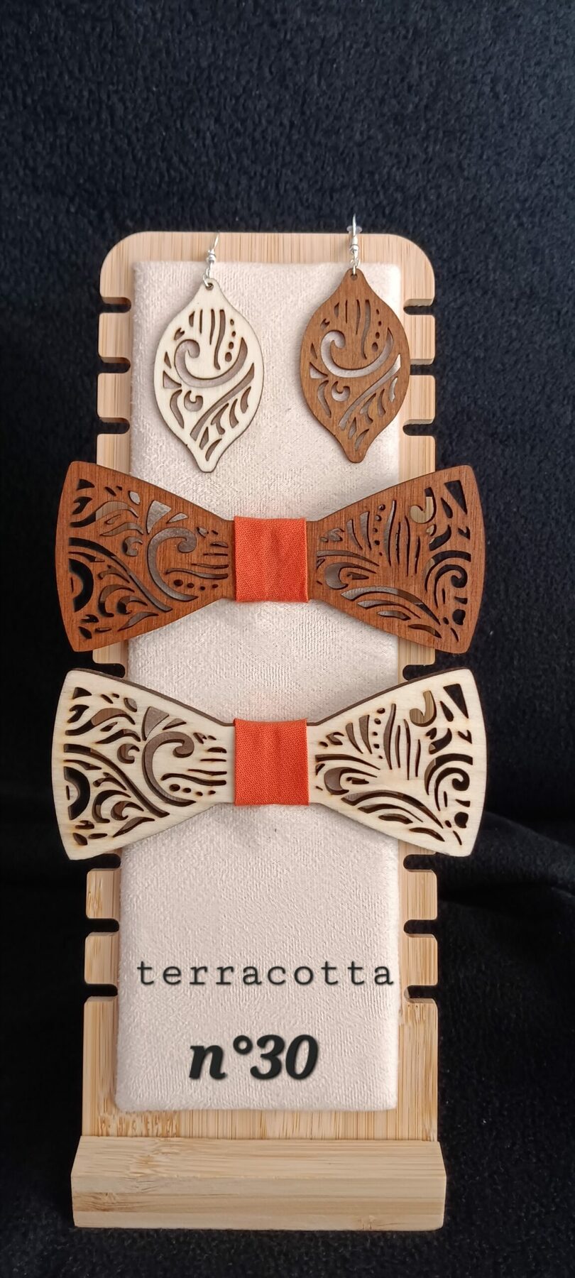 nœud papillon en bois 2 – Image 25